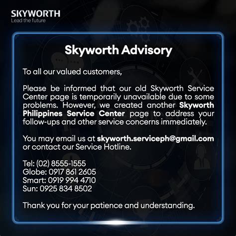 skyworth service center bulacan|Contact Us – Skyworth Philippines.